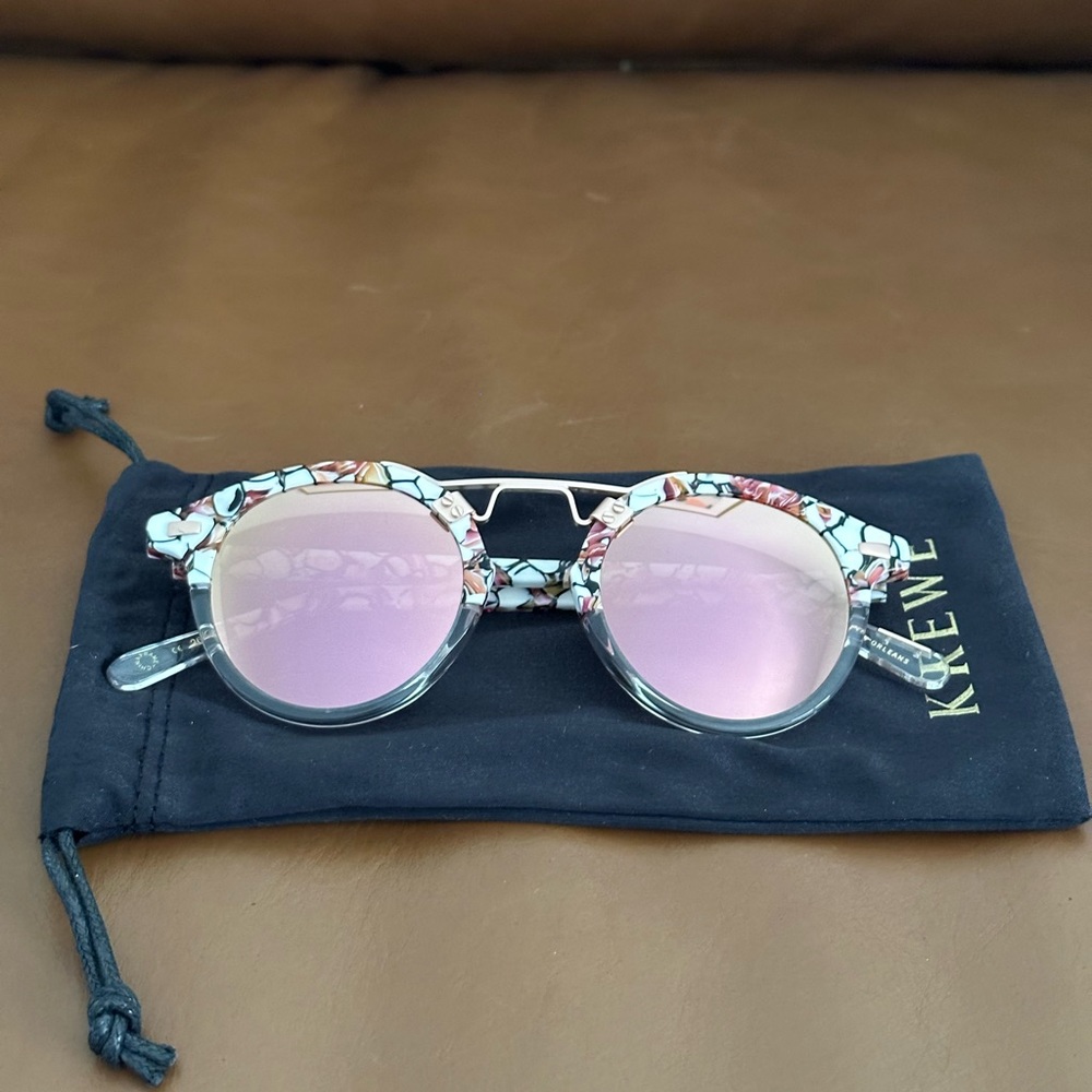 Krewe St. Louis mirrored Sunglassea